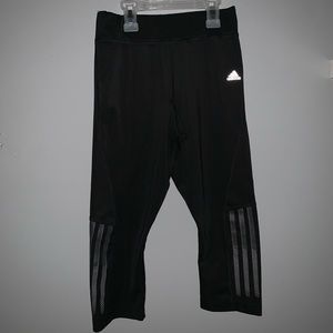 Adidas Black and White Leggings